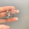 Brincos de Pino Metálicos com Zircônia Minimalistas Vintage, Brincos Elegantes Retro Exquisitos com Franjas de Lantejoulas, Brincos de Moda Criativos