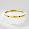 Explosiones transfronterizas circón de color moda diamante completo acero de titanio no se desvanece nicho sentido de alto nivel pulsera de pareja de novias