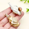 Nuevo Juego de 24 Piezas Serie Oceánica Acrílico Caracola Estrella de Mar Concha Colgante Artesanías Hechas a Mano Accesorios Adornos Colgantes