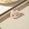 Estrelas de pelúcia fofas, acessórios de pelúcia de desenhos animados Sanrio, tecido tridimensional com enchimento de algodão, acessórios DIY feitos à mão, pequenos itens decorativos
