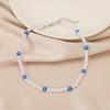 Cadena de Imitación al por Mayor Corazón de Melocotón Perla 03182 Estilo Collar de Corazón Estrella de Cinco Puntas para Mujer Perlas Rosas