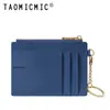 Almacenamiento Transfronterizo Llavero Portátil para Viajes Cartera para Monedas Ranura Múltiple Creativa para Tarjetas Simple para Mujer Venta al por Mayor Mini Portatarjetas
