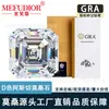 Piedra Suelta de Moissanita Corte Asscher Color D Vvs Cuadrada Ultra Blanca Certificado de Moissanita Código de Cintura Joyería al por Mayor en Stock
