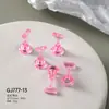 Arte de Uñas Pieza de Ajedrez Transparente con Imán Pequeño Hielo Rosa Transparente Soporte de Exhibición Herramienta de Uña Desgastable Magnética Fuerte Mayoreo
