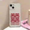 Cuatro Palabras Amargas Son Adecuadas para Iphone17Promax Apple 17 Día Nacional Mate Agujero Grande 16 Funda para Teléfono Móvil Anti-Caída Entrega