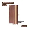 Escritorio de Madera Maciza de Nogal Negro Soporte para Libros Atril Separador Estilo Ins Creativo Clip Vertical para Libros Soporte para Libros Soporte para Libros Libro