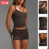 Camisola de Bloques de Color Transfronteriza para Mujer, Chaleco Deportivo de Secado Rápido tipo Dos Piezas para Correr, Fitness, Pilates y Yoga