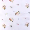 Tecido de Algodão Crepe com Estampa Digital em Gaze de Camada Dupla para Roupas de Bebê, Pijamas Infantis, Roupas de Casa e Vestuário Infantil
