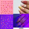 Calcomanías Luminosas para Uñas con Estampado Caliente Actividades Seguras para Niños Duraderas Brillantes Patrones de Dibujos Animados Decoración Diaria para Fiestas Transfronterizo