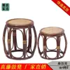 Taburete Cuadrado de Bambú Taburete Alto Silla Simple Moderna Taburete Tambor de Ratán Taburete Redondo Puf Pequeño Taburete para Cambiar Zapatos de Hotel Taburete Bajo Silla Pequeña de Ratán