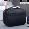 Neceser de viaje, estilo de negocios para hombre, apto para baño, con múltiples compartimentos, gran capacidad para almacenar productos de cuidado de la piel