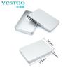 Caixa Quadrada de Folha de Flandres Pen Drive Pinça de Metal Caixa de Armazenamento para Embalagem Placa Gua Sha Cortador de Unhas Caixa de Embalagem com Tampa
