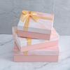 Caja de regalo rosa con tapa de cielo y tierra, caja de regalo creativa, caja de embalaje para lápiz labial, cosméticos, Día de San Valentín