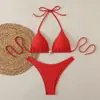Nuevo Bikini Estilo Europeo y Americano Transfronterizo de Gama Alta Sexy Dos Piezas Traje de Baño Vacaciones Playa Conjunto de Bikini Aliexpress