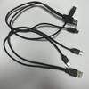 Línea de carga tipo C de uno a dos Mike de uno a dos uno a dos Mike DC2.0 línea de carga de audio pequeña al por mayor