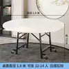 Mesa de Jantar Dobrável para Uso Doméstico, Mesa de Jantar Dobrável para Apartamento Pequeno, Mesa Redonda Simples para Moradia Alugada, Mesa de Jantar Móvel Atacado