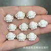 Decoración de Raíz de Astas de Porcelana Alta, Flor Orquídea Campana de Elefante, Cuentas Sueltas Estrella de Seis Puntas Accesorios DIY, Pulsera Colgante Tejida a Mano, Juguete Cultural