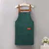 Delantal Impermeable de Lona con Impresión de Logo Personalizado para Catering, Café, Hotel, Cocina, Hogar, Trabajo y Trabajo para Hombres