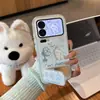 Funda Blanda Ventilador Gatito para iPhone 17 Promax Teléfono Apple 15/13/12/14 Cubierta Completa 11