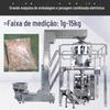 Máquina embaladora de pellets de gelo pequeno ensacado máquina de embalagem automática de pesagem de gelo seco máquina de embalagem automática de pesagem de dez baldes