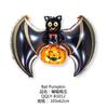 Globo de aluminio para Halloween, festival de fantasmas, divertido, carnaval, fiesta, decoración creativa, cabeza de calabaza, globo de papel de aluminio