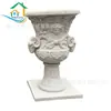 Fornecimento de Fábrica Vaso de Flores Esculpido em Pedra Comunidade de Vilas Exterior Europeu Tigela de Flores Escultura Decoração Escultura Paisagismo Vaso de Flores