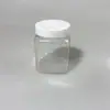 Frasco Cuadrado para Alimentos de 180 ml, Botella Dispensadora de Miel, Frasco de Mermelada, Frasco de Pepinillos, Frasco Cuadrado Pequeño, Frasco Cuadrado de Boca Ancha
