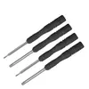Venta Directa de Fábrica Liquidación Especial Mini Destornillador Plano Negro de 1.5 Mm/3.0 Mm Punta Magnética Fuerte