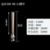 Cabezal de dispensación de aguja de extensión de precisión de 1,5 pulgadas Accesorios de dispensación Tubo de aguja de acero inoxidable Consumibles Punta de aguja 8-30G Personalizable