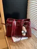 Bolsa Simples para o Dia a Dia Bolsa Plissada Fashion Nova Versão Coreana Outono 2025 Tendência de Nicho Bolsa Grande de Moda