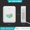 Transformador 220V a 110V a 100 monofásico 500/2000w EE. UU.. Convertidor de Voltaje Eléctrico para Uso en el Extranjero en Japón