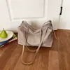 Bolso cruzado casual diario para el hombro, nuevo bolso de moda para mujer Otoño 2026, estilo relajado, bolso simple de gran capacidad para debajo del brazo