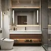 Novo Gabinete de Banheiro Integrado Sem Emendas de Duas Camadas de Ardósia e Gabinete para Lavatório em Madeira de Nogueira Estilo Chinês para Hotel e Pousada