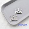 Agarra Corona Pequeña Brillante de Diamantes Accesorios de Corona de Aleación Accesorios Hechos a Mano para el Cabello Material para Tocado Accesorios de Lazo