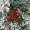 Decoraciones Navideñas Listas Árbol Hueco Estrella para la Punta Placa de Letras de Plástico Ciervo Adornos Dorados y Plateados Rojos