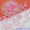 Pulsera de cuentas de colores con flor de esmalte de doble cara de 13x18 mm, marca antigua, con agujero pasante, accesorios para joyería DIY, accesorios de colgante para collar