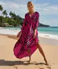 Casaco Blusa Biquíni de Viscose Europeu e Americano Transfronteiriço Roupa de Banho para Fontes Termais Vestido de Praia ao Ar Livre para Mulheres Xale para Roupa de Banho