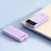 Cargador portátil de 20000 mAh con carga rápida estándar transfronteriza de 22.5W desde la línea, logotipo personalizado