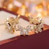 Anillo de Mariposa Creativo Exquisito Ajustable de Moda Europea y Americana de Venta Caliente Transfronteriza, Anillo de Mariposa Elegante de Lujo Ligero