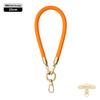 Cordão Original para Celular Longo 8mm Mosquetão de Montanhismo Transversal Ajustável Outdoor Elegante Dourado Escalada Corda Trançada