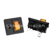 Enchufe de alimentación de dos en uno cuadrado suave para tarjeta Ln-03 DC con pines KCD 0.05 kg sin interruptor de luz