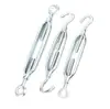 Tensor de cable de acero para cesta de flores, acero al carbono, galvanizado, perno de cesta de flores tipo abierto, tensor de aparejo, en stock, envío rápido