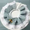 Cachecol para gato de estimação toalha para saliva de gato babador de cachorro babador de renda para pet coleira de gato