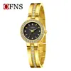 Reloj Pulsera Popular Transfronterizo Oufani con Incrustación Personalizada de Diamantes, Elegante Reloj de Moda para Mujer, Reloj de Cuarzo Simple y Moderno para Mujer