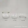 Prensa Manual Vidrio Soplado Transparente Té Sellado Almacenamiento Tarro Redondo Tapa Aromaterapia Vela Mesa Taza Cera de Té
