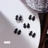 Uñas diamantes joyería mayoreo red belleza chica guerrera resina amor lazo pegatinas para uñas diy accesorios para uñas