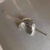 Déjame Brillar: Horquilla Plateada Nueva de Estilo Chino Nueva Luna, Estilo Mismo que Xue Yan y Zhao Lusi, Horquilla China de Alto Nivel para Recogido Parcial