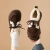 Zapatos de Algodón del Noreste con Suelas Gruesas, Botas de Nieve Cortas de Cobertura Total Estilo Birkenstock para Mujer, con Forro Polar Adicional para Calidez y Aumento de Altura, Nuevo Modelo Invierno 2025