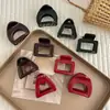 Nuevo Clip Pinza Hueca Engrosada Simple Temperamento Pinza Tiburón para Parte Trasera del Cabello Pinza para el Cabello Francesa Avanzada de Ácido Acético