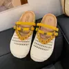 Sandalias de moda para mujer estilo Birkenstock, de suela gruesa, de malla transpirable, de doble uso, punta cerrada, nuevo diseño de verano 2026, mules huecos